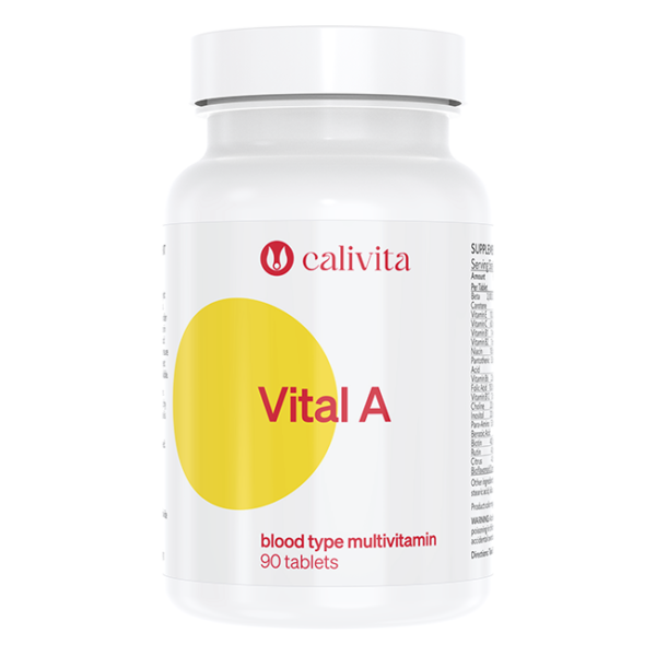 Vital A - kompleks dla osób z grupą krwi A CaliVita