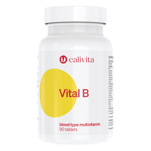 Vital B - kompleks dla osób z grupą krwi B CaliVita