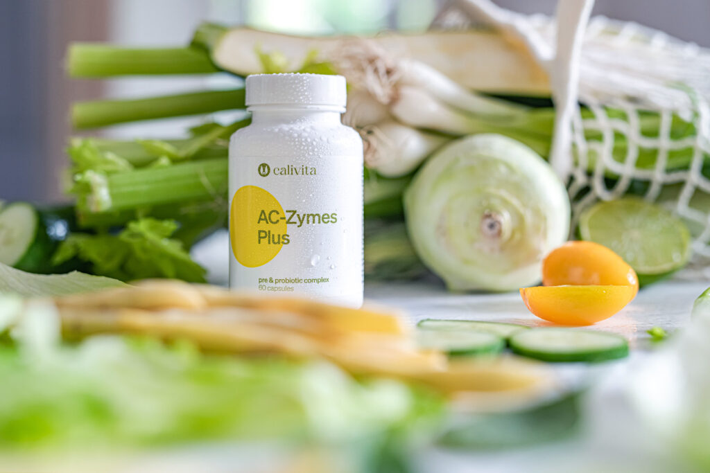 AC-Zymes Plus CaliVita – synbiotyk z prebiotykiem FOS
