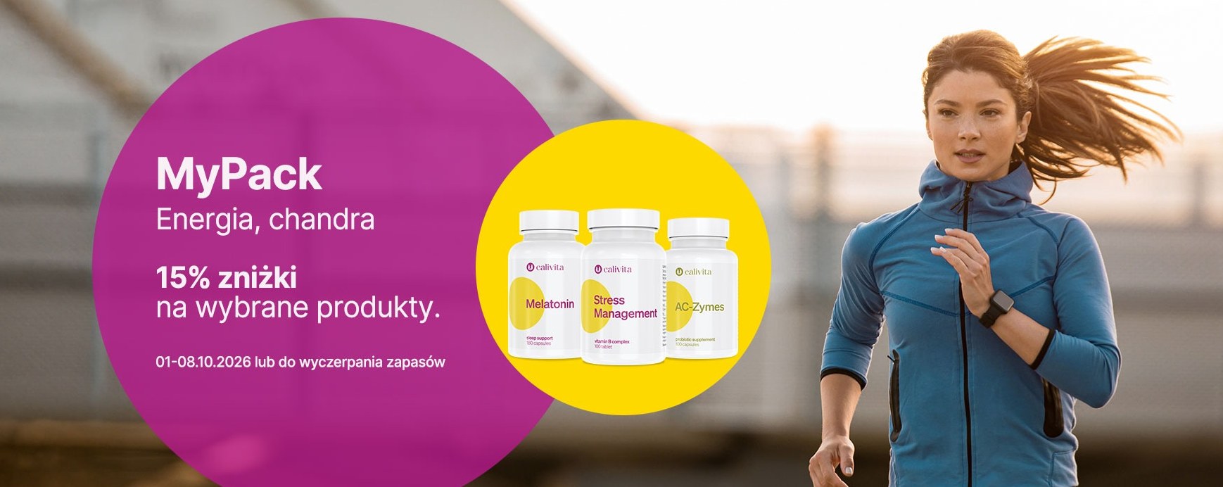 MyPack Energia, chandra: 15% zniżki przy zakupie min. 2 produktów z promocji. Promocja 01–08.10.2026 lub do wyczerpania zapasów.